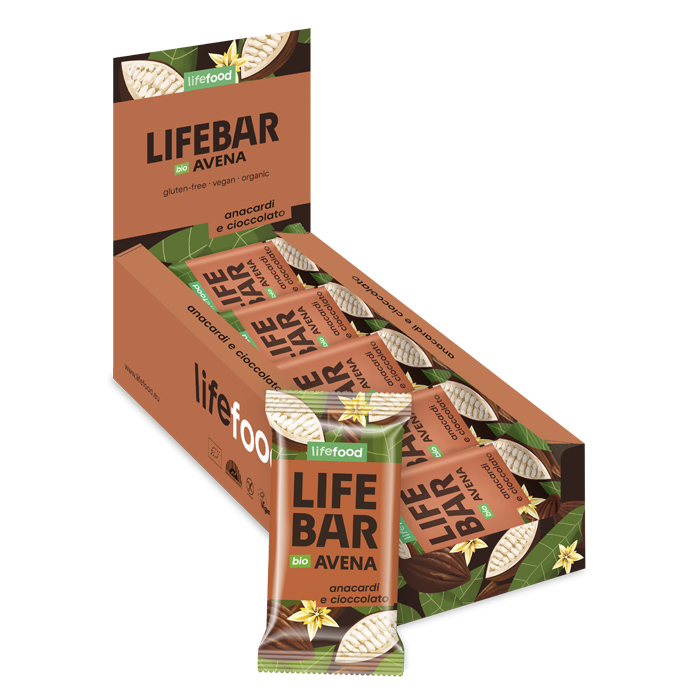 Life Food LifeBar Avena Anacardi e Cioccolato