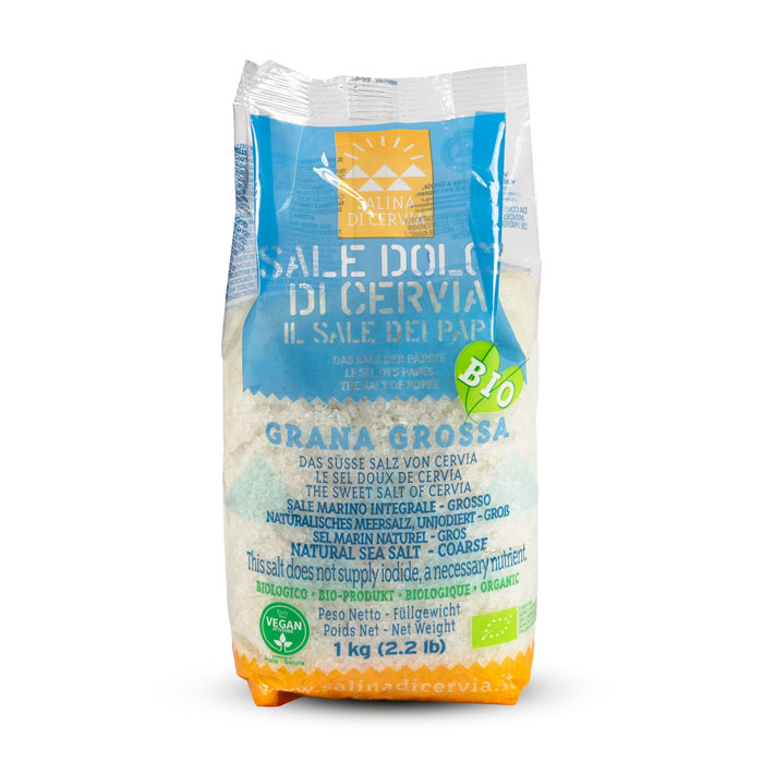 Salina di Cervia Sale dolce di Cervia - Il Sale dei Papi - Grana grossa