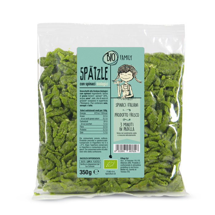 Bio Family Spätzle con Spinaci