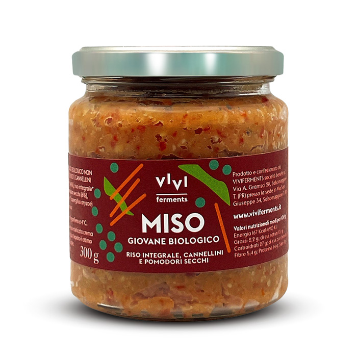VIVI ferments Miso giovane - Riso integrale, Cannellini e Pomodori secchi
