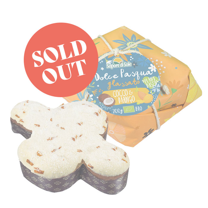 Dolce Pasqua glassato Cocco e Mango