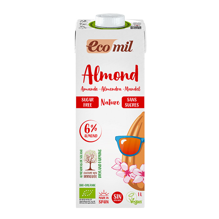 Ecomil Bevanda di Mandorla Senza Zucchero