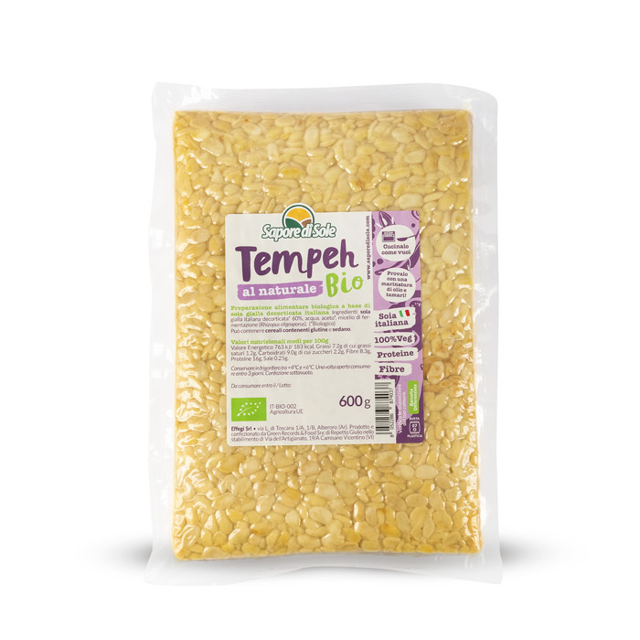 Tempeh di Soia al Naturale