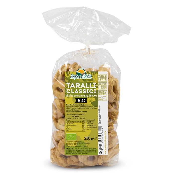 Taralli Classici all'Olio Extravergine di Oliva 