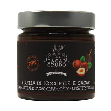 Cacao Crudo Crema spalmabile Nocciole e Cacao 