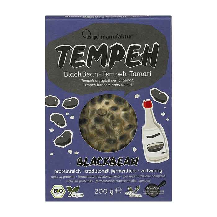 Tempehmanufaktur Tempeh di Fagioli neri al Tamari