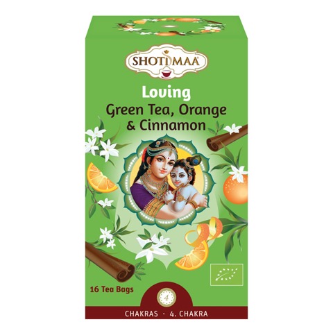 Shoti Maa Tisana Tè Verde Arancia e Cannella - Loving