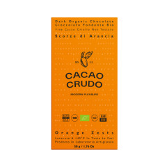 Cacao Crudo Tavoletta Fondente Scorze di Arancia