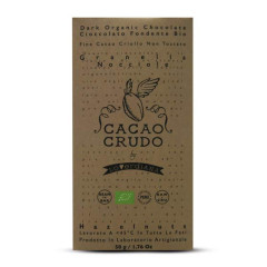 Cacao Crudo Tavoletta Granella di Nocciola Tonda Gentile Romana 